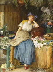Den alsaciske blomsterjenta, 1900