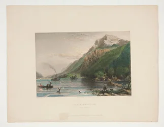 Black Mountain (Lake George), illustrasjon for Nathaniel Parker Willis