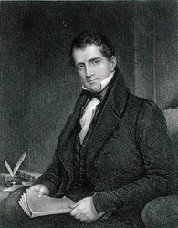 Theodoric Romeyn Beck (1791-1855) gravert av John Francis Eugene Prud