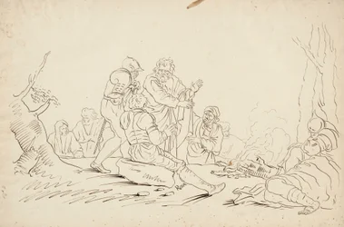 Scene etter Salvator Rosa