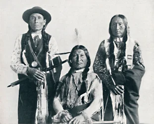 En gruppe Algonquiner, 1912