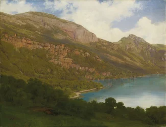 Utsikt fra Rigi med utsikt over Vierwaldstättersee, 1857