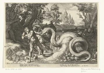 Kadmusens ledsagere fortært av en drage Metamorphoses of Ovid (serietittel)