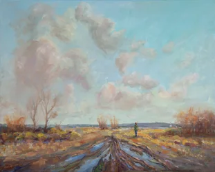 Da Brian var gutt, 2019 (olje på panel)