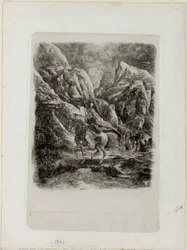 Rytter i fjellene
