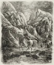 Rytter i fjellene