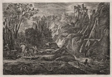 Ridderen og døden, 1866.