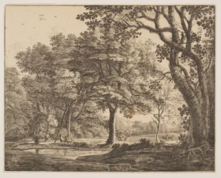 Tavle 6, fra Seks utsikter i Haagskogen