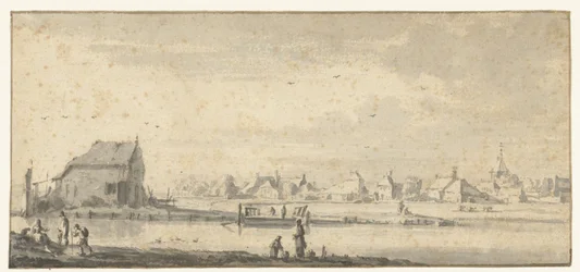 Utsikt over Sloterdijk, nær Amsterdam