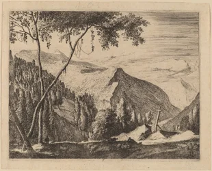 Steinete landskap med kors: pl.5