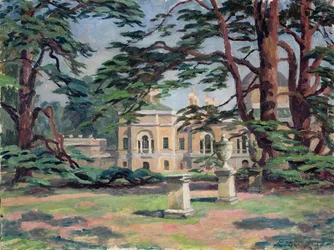 Chiswick House (olje på lerret)