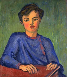 Portrett av Julian, kunstnerens sønn, 10 år gammel