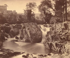 Falls of the Llugwy, ved Pont-y-Pair, 1857.