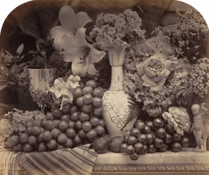 Frukt og blomster, 1860.