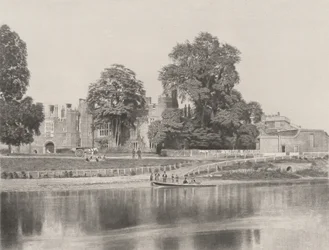 Hampton Court ved Themsen
