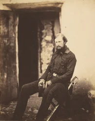 Oberstløytnant prins Edward av Sachsen-Weimar.