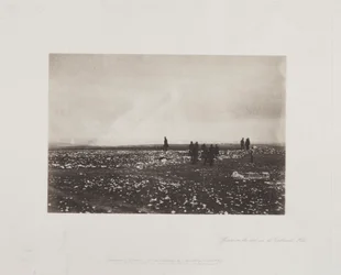 Offiserer på utkikk ved Cathcarts Hill, 1855.
