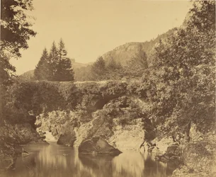 Kulpen nedenfor Pont y Pari, Bettws-y-Coed, Wales.