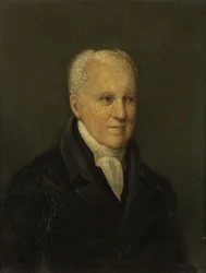 Rev. George Crabbe (olje på panel)