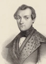 Portrett av pianisten og komponisten Antoine de Kontski 1817-1899.