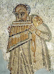 En panfløytespiller (Mosaic