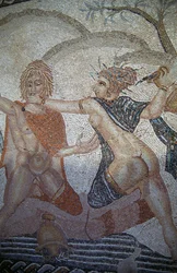 Bortføring av hylas av nymfer, mosaikk i House of Venus i den romerske byen Volubilis (UNESCOs verdensarvliste).
