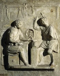 Smeder, basrelieff, romersk sivilisasjon, 2. århundre