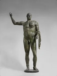 Bronsestatue av keiseren Trebonianus Gallus, 251–253 e.Kr. (bronse)