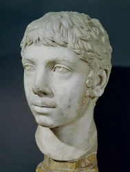 Byste av Heliogabalus (204-222)