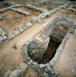 Sisterne til den gresk-romerske byen Ampurias (Empuries), 2. århundre f.Kr. (bilde)