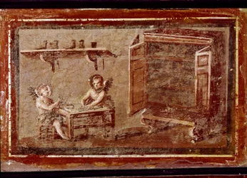 Cupids Shoemakers (Fresco