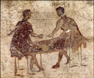 Terningspillere (fresco