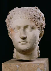 Leder for Agrippina den yngre (ca. 16-59) (marmor)