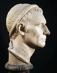 Leder av Antiochus III den store (marmorskulptur)