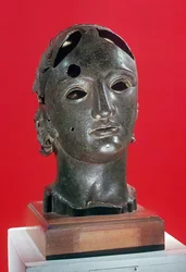 Hode for Apollo, fra Nimes, 1.-2. århundre (bronse)
