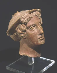 Head of Mercury, fra Temple of Vignole o Falerii (marmor)