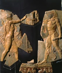Relieff fra området til Apollo-tempelet, Palatinerhøyden, Roma (terrakotta)