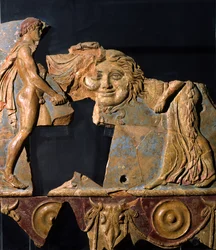 Relieff fra området til Apollo-tempelet, Palatinerhøyden, Roma (terrakotta)