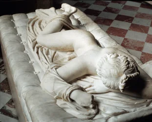 Sovende hermafroditt (marmorskulptur, 2. århundre f.Kr.)