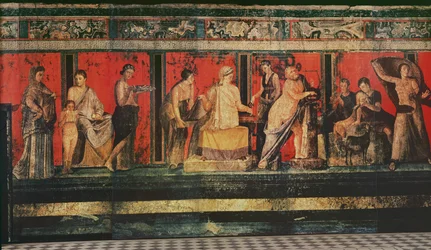Mysterienes hall, Pompeii, 79 e.Kr.