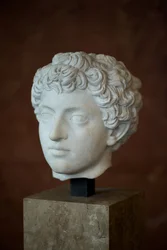 Art Roma Leder av den romerske keiseren Mark Aurele Young (121 - 180 e.Kr.) Marmor