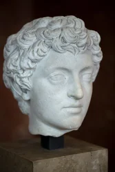 Art Roma Leder av den romerske keiseren Mark Aurele Young (121 - 180 e.Kr.) Marmor