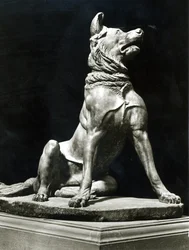 Bullmastiff-hund (marmor)