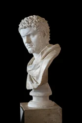 Caracalla (188 - 217 e.Kr.) marmor, romersk kunst
