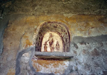 Freske som viser et Lararium fra Pompeii (UNESCOs verdensarvliste