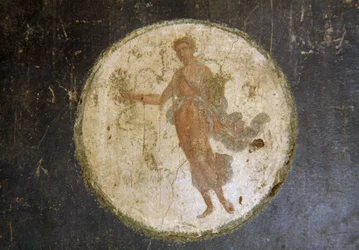 Fresco med medaljong, høyre ving i House of Vettii, Pompeii (UNESCOs verdensarvliste