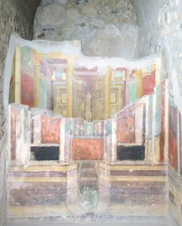 Inne i huset til Fabius Rufus, Pompeii, Campania, romersk sivilisasjon