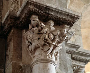 St Eustace-jakt (utskåret hovedstad)