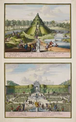 The Park at Enghien, ca. 1685, illustrasjon fra en 