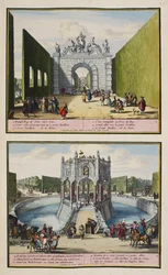 The Park at Enghien, ca. 1685, illustrasjon fra en 
